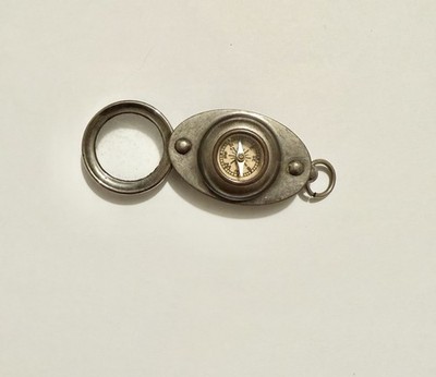 VTG Testrite Pocket Compass With Loupe Magnifying Glass Made in Germany
