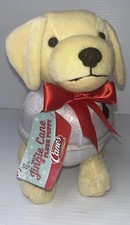 Raising Canes 2019 Jingle Cane Bell Christmas Dog Plush Stuffed Animal NEW