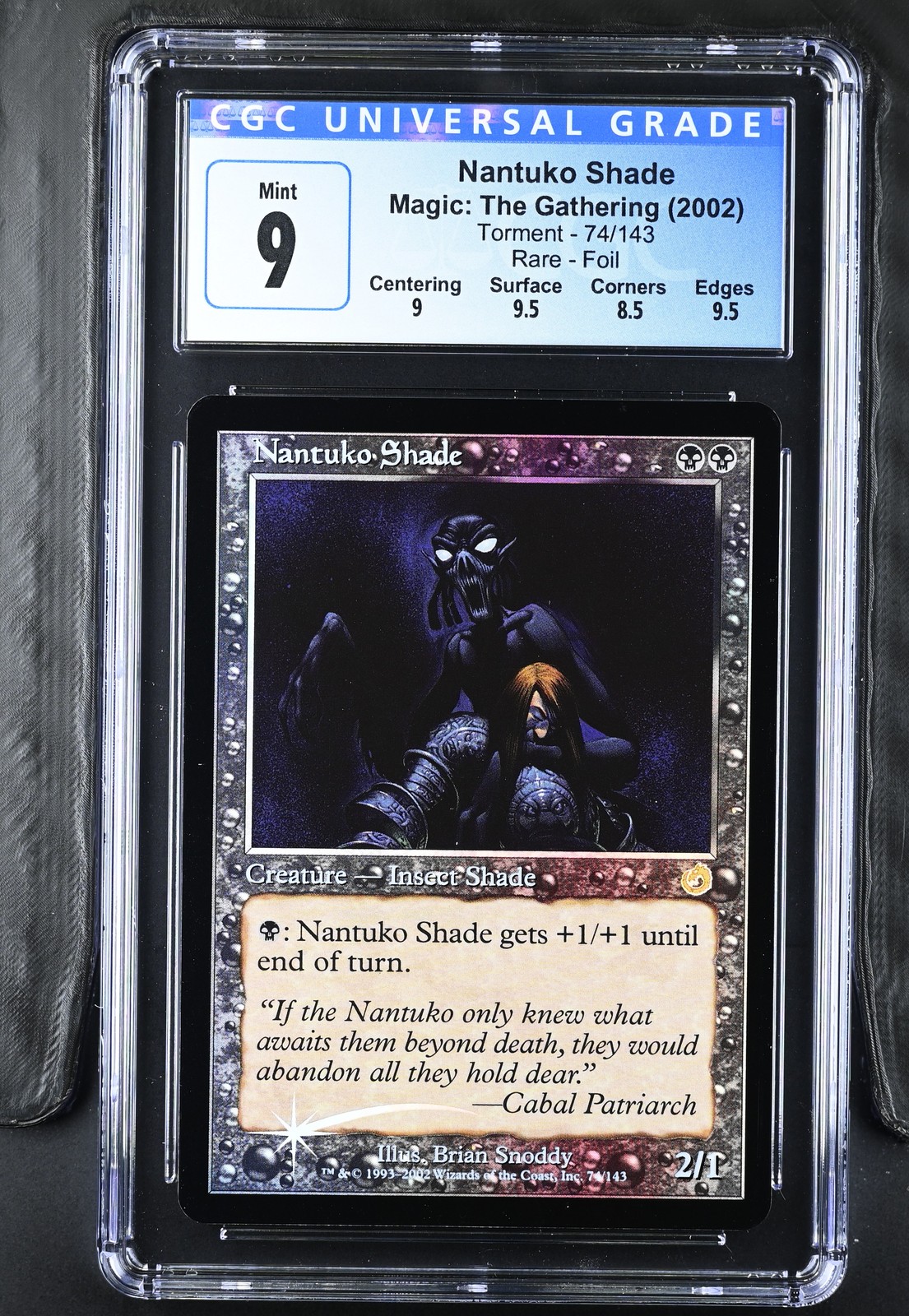 NANTUKO SHADE Torment Foil Rare CGC 9 MTG [Nostalgium]