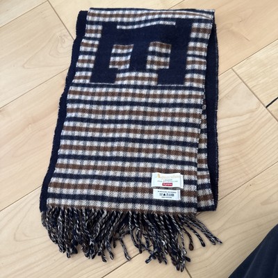 Supreme x Aquascutum Club Check Scarf Brown OS F/W 16 