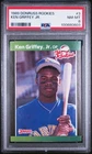 1989 Donruss The Rookies - Ken Griffey Jr #3 (RC) PSA NM MINT 8 HOF