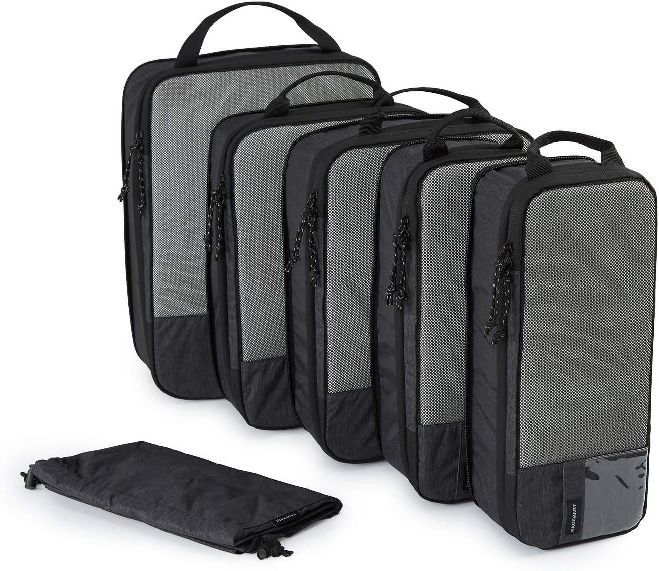 Organizer Valigia 6 Pezzi Premium: Cubi Compressione per Viaggi d'Affari