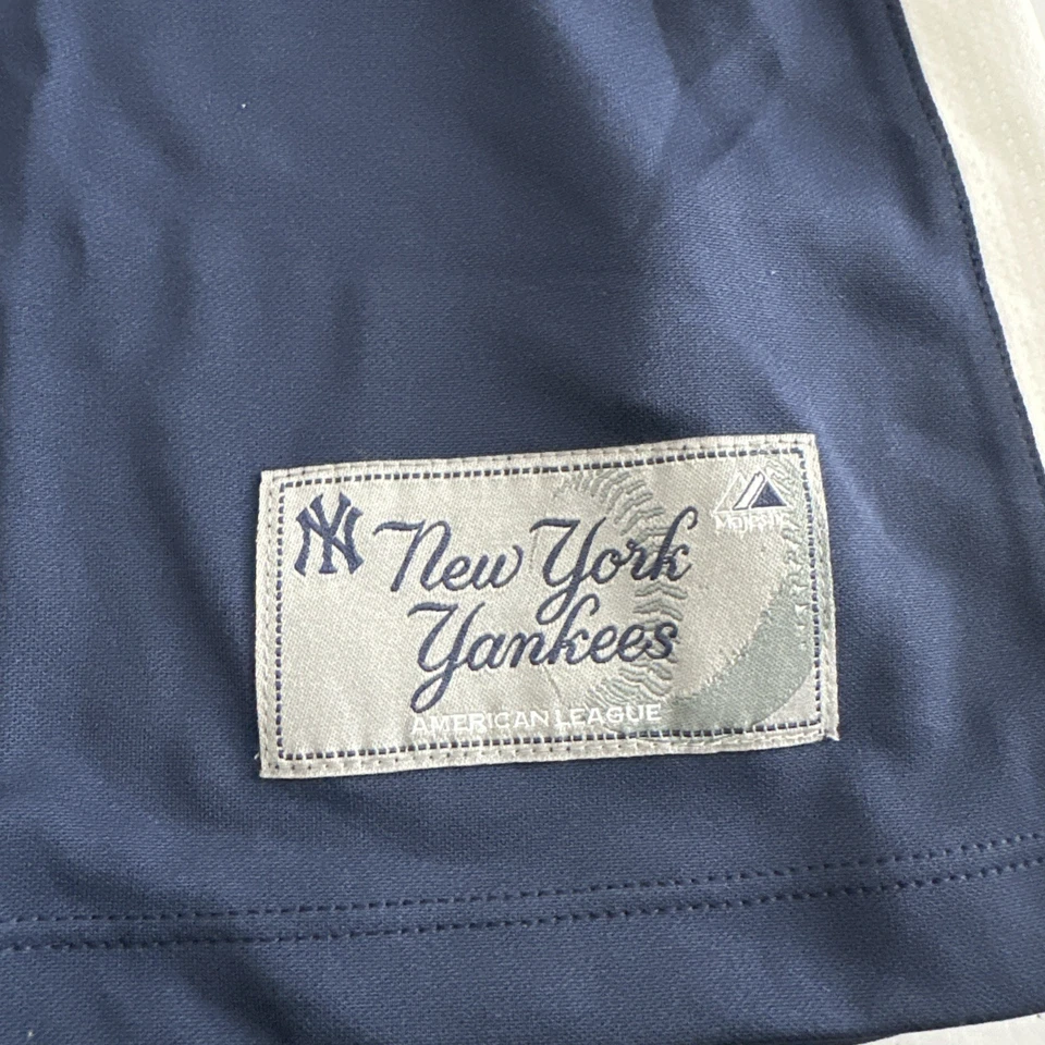 Nueva con etiquetas Majestic Mujer Azul New York Yankees Camiseta de Béisbol Talla XL Foto 3 de 4