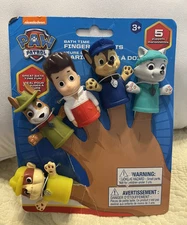 Paw Patrol Bath Time Finger Puppets Pool / Education Counting Set Ginsey