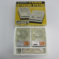 Vintage RadioShack Archer 2-Station Intercom System 43-221A Complete NEW Unused