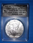 2020-(W) 1 oz. .999 American Eagle ANACS MS70 Low Number 63 of 2789