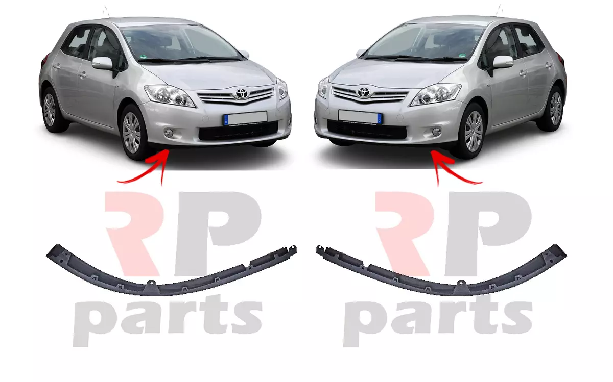 FOR TOYOTA AURIS 2010 2012 NEW FRONT BUMPER LOWER SPOILER PAIR SET