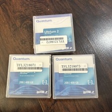 Quantum LTO Ultrium 2 200/400 GB Data Tape, Set Of 3