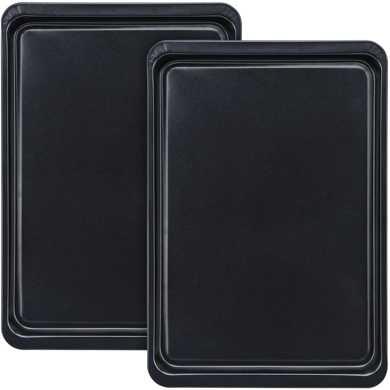 Baking Sheet 2 Pack 10x14.6 Inch Cookie Sheet Nonstick Carbon Steel Baking Sh...