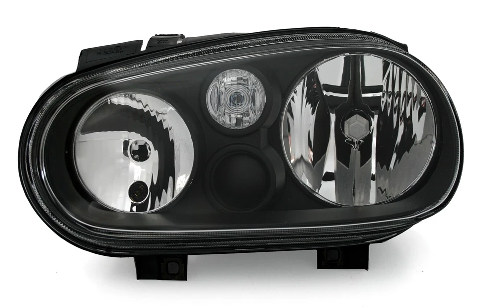 Front Scheinwerfer SET für VW Golf IV 4 97-03 klar schwarz LWR - Bild 2 von 4