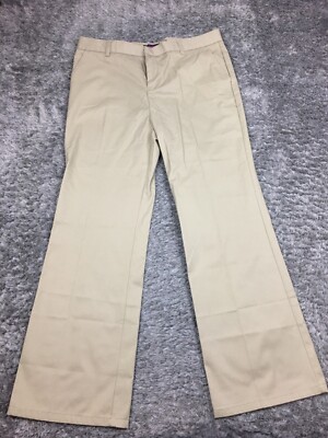 French Toast Girls Khaki Bootcut Pants Size Plus Youth Brown Cotton 