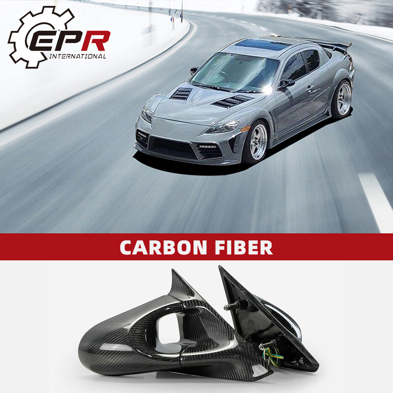 For Mazda RX8 (LHD) Early 03-08 SE3P Carbon Rearview Side Mirror