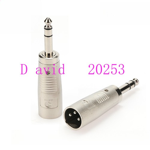 Audio converter head to connector Cannon Lotus RCA Revolution male 6.35 to 3.5 - 第 32/37 張圖片
