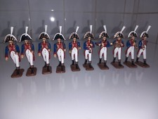 LOT DE 10 SOLDATS DE PLOMB NAPOLEON HAUTEUR 6 CM EN BON ETAT