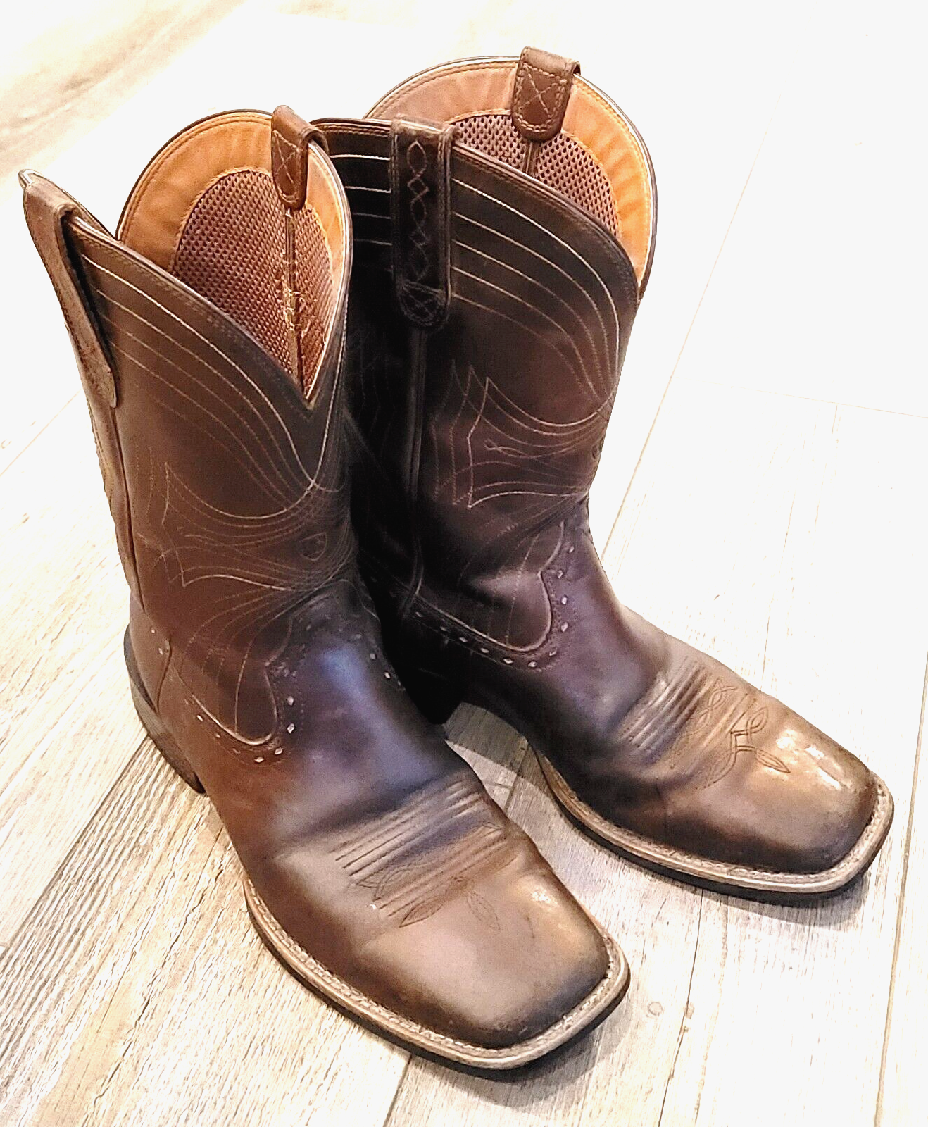 Cowboy Western Boot Brown Size 9.5D 