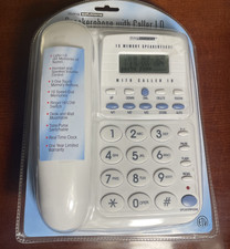 Living Solutions Telephone/Speakerphone with Large/ Big Buttons NEW in Box
