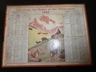 calendar - almanac 1942 mountain the chevrier (ref 5)
