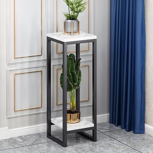 2 Tier Flower Plant Pot Stand Display Shelf Unit Metal Holder Indoor Garden Deco - Picture 44 of 46