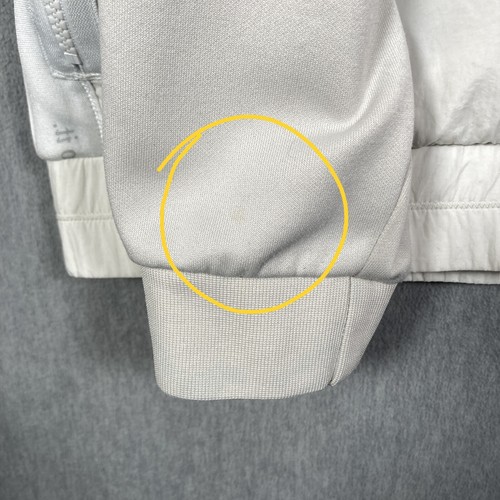 NIKE NSW Sportswear Trainingsjacke Herren L Ivory Logo Muster Full Zip BV4603-073 - Bild 8 von 24