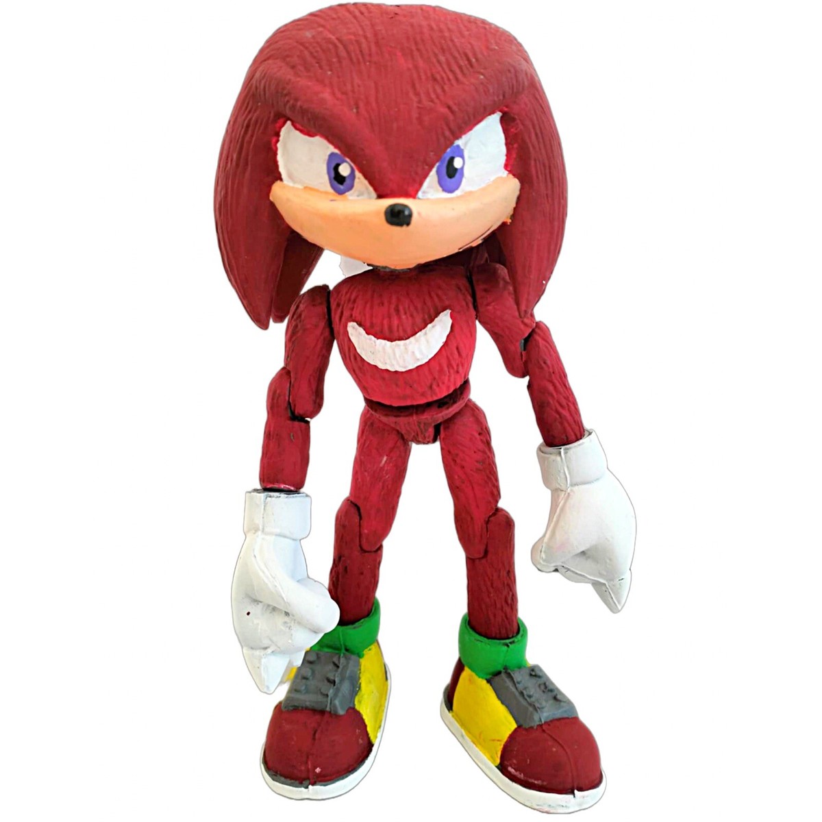 Sonic Knuckles Figure 9” Sonic The Hedgehog Mexican Bootleg Figure