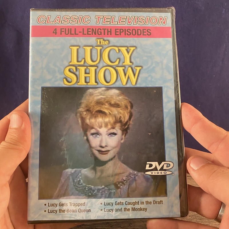 4 Episodes Lucy Show Lucille￼ Ball Gets Trapped Bean Queen Monkey Caught Draft