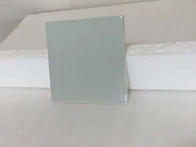 VINTAGE NEW DALTILE Ceramic 4 1/4" X 4 1/4" Green SAGE #0140 GLOSS