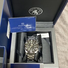 Grand Seiko Sport Collection SBGX335 Divers 200m Black Dial Watch 9F61 Men's