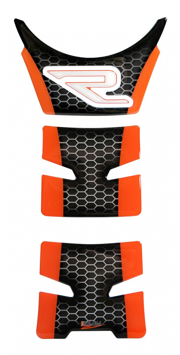 Orange & Grey Tank Pad Paint Protection Sticker – For KTM 1290 Super Duke R