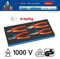 Knipex S4000871294 1/3-Modul Vde Bis 1000 V Zangensatz Werkzeugmodul