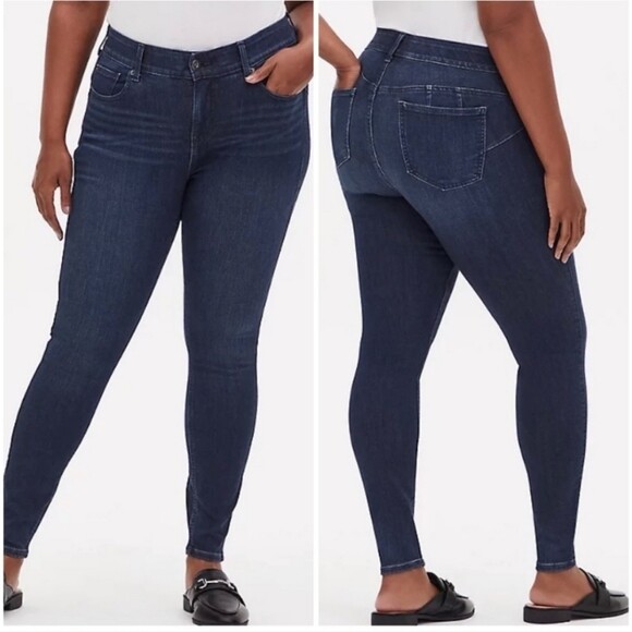 Torrid Bombshell Skinny Jeans Womens Plus 26R Dark Wash Casual Stretch Pants