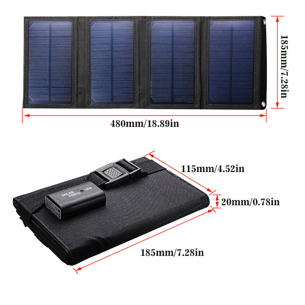 Solar LED Tent Lantern 100W USB Rechargeable Emergency Light & 100W Solar Panel