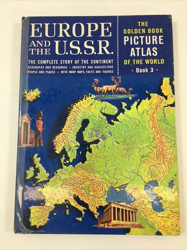 Bildatlas der Welt: Buch #3: Europa & die UdSSR - Collins (HC, 1960)