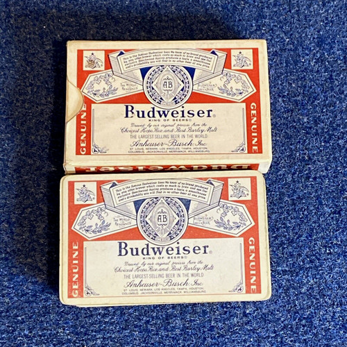 Budweiser Single Deck Playing Cards -52 Cards