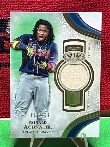 2021 Topps Tier One - Ronald Acuna Jr #T1R-RAJ - Relic /199