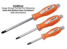 True JIS Metric Screwdriver Set Solid Tang Screw Driver Drivers #1 2 3 BLEM-006
