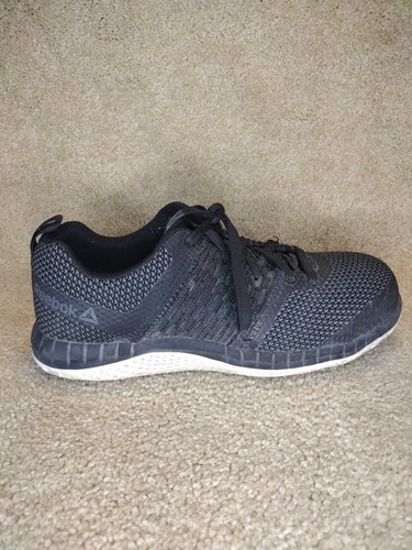 Reebok Work Sneaker Women 6.5 Black ASTM F2413-17 Memory Tech Massage Steel Toe - Picture 5 of 11