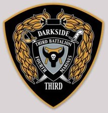 4" MARINE CORPS 3RD BATTALION 4TH MARINES DARKSIDE STICKER DECAL USA MADE