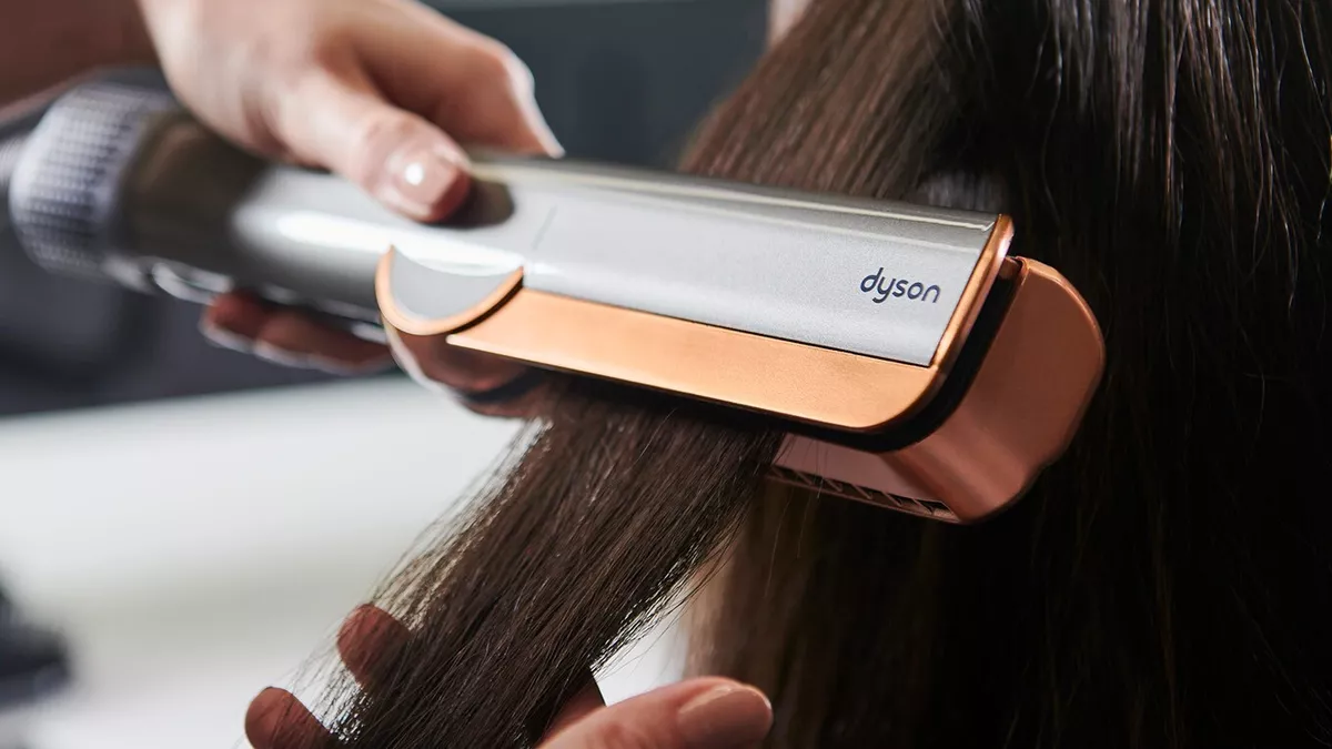 NEW Dyson Airstrait Powerful LCD Hair Straightener Nickel Copper 120v 1600 Watts | eBay