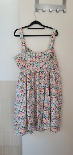 Laurina Jean Retro Hot Air Balloon print Plus size vintage day style Size 20/22 - Picture 2 of 2
