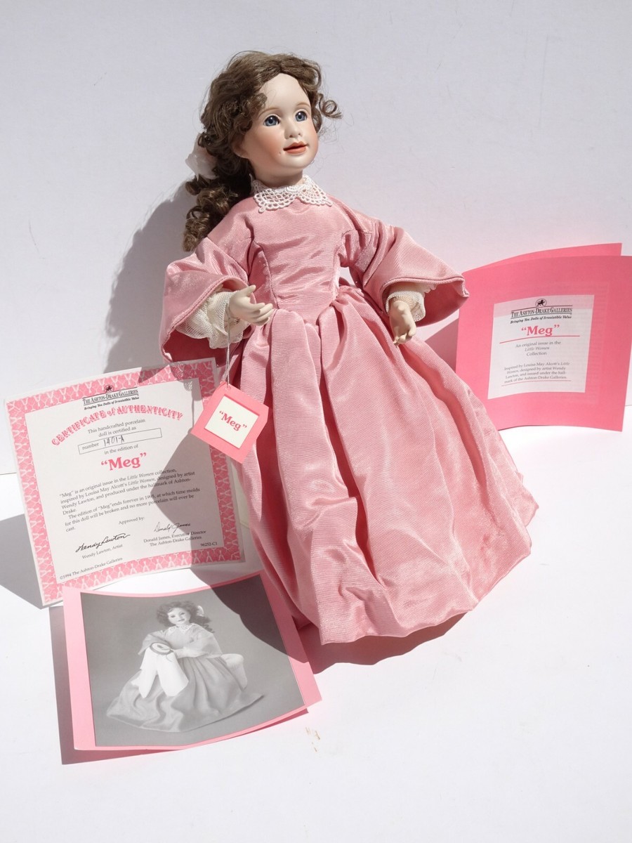 Poupée porcelaine Ndeko-Zaïre Wendy Lawton 1991 MIB