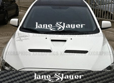 Lane Slayer Windshield Decal Sticker Jdm Banner Race Drift Usdm Kdm Racing Rally