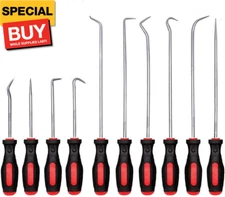 10pcs Pick and Hook Set, Precision Automotive Pick Set, Pick Tool Set Car Auto O