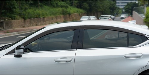 Auto Clover Premium Wind Deflectors Set for Lexus ES 2019+ (4 pieces) - Afbeelding 4 van 9