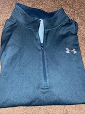 Under Armour Base Mens XXL Quarter Zip Pullover Jade