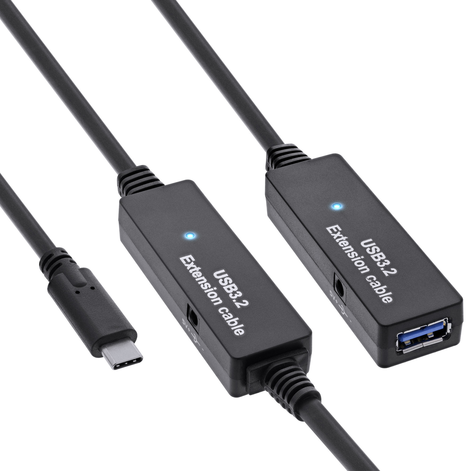 Inline Usb 3.2 Gen.1 Aktiv-verlängerung, Usb-c Stecker An Usb-a