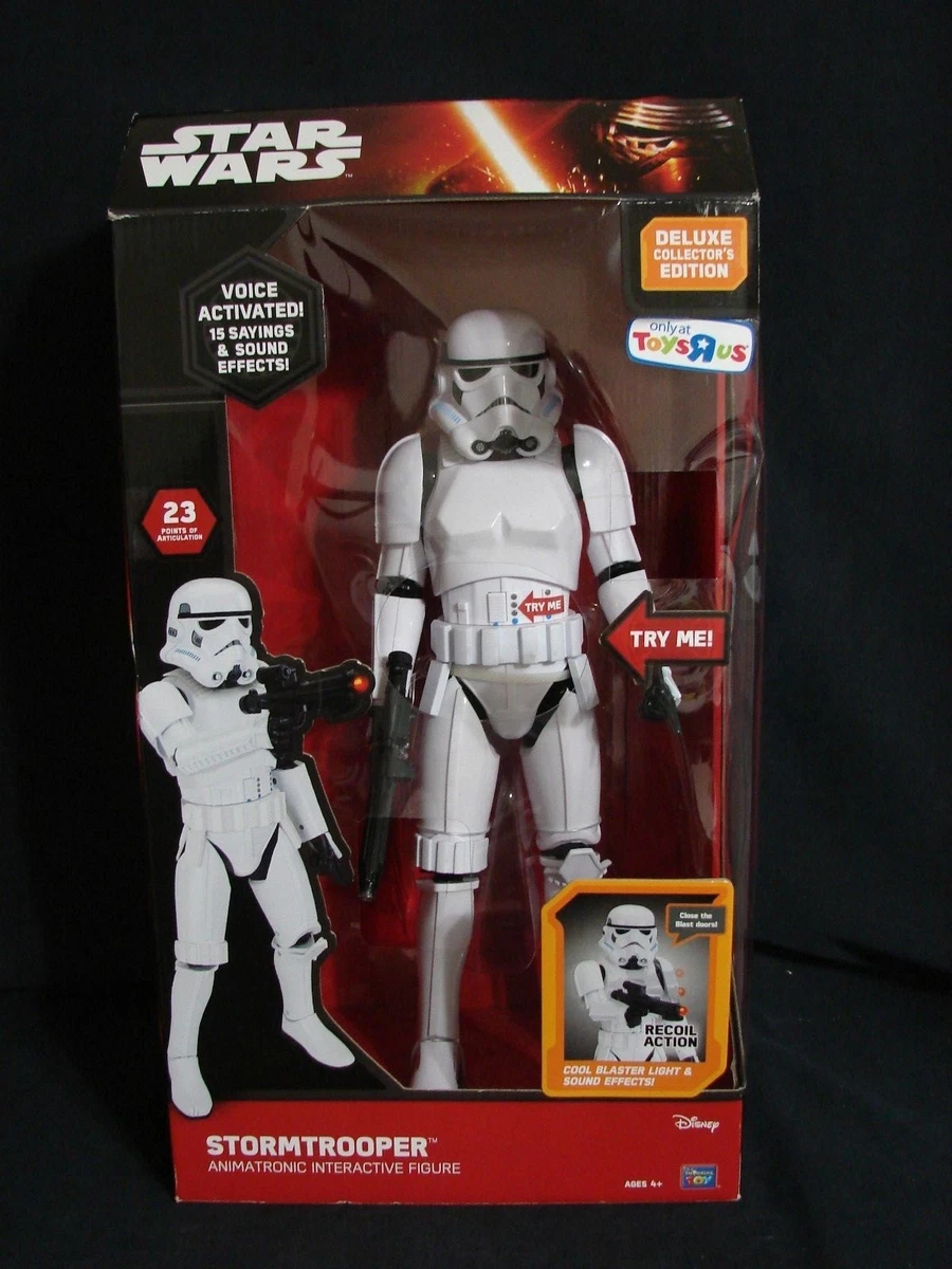 Star Wars Stormtrooper Interactive Figure Talking Toys R Us Exclusive Thinkway