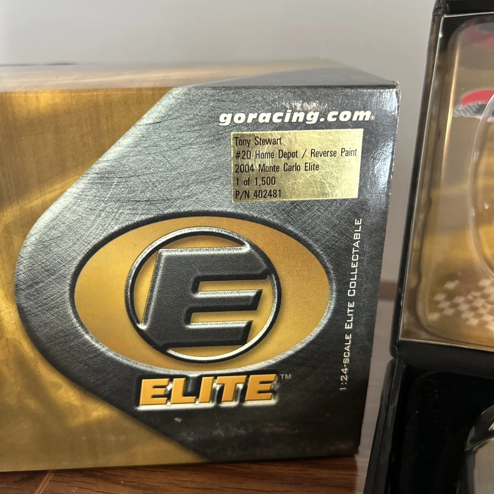 Pintura inversa Tony Stewart #20 Home Depot 2004 Monte Carlo acción 1:24 1/1500 Foto 4 de 4