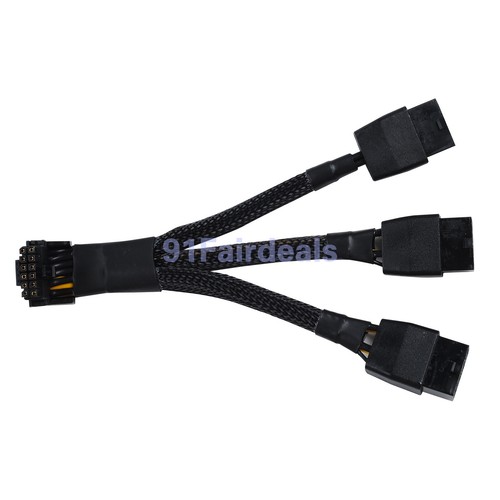 GPU RTX4090 RTX4080 series 4x8pin PCI-e to 16Pin (12+4) PCI-e 5.0 12VHPWR Cable - Picture 20 of 21