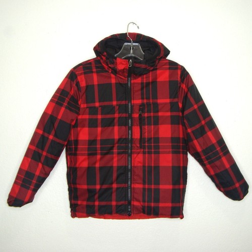 The North Face Boys Reversible Quilted Hooded Jacket Size M 10-12 - Picture 3 of 14