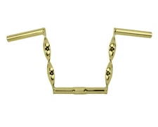 Gold Bicycle Handlebar 9" Flat Twisted 25.4mm Lowrider Beach Cruiser Bikes